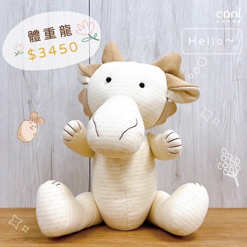 ✦雙12限時搶購組✦12/12（五）中午12:30開賣✦cani 體重龍✦可加入line:@cani告知希望提醒12月體重玩偶開賣