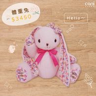✦雙12限時搶購組✦12/12（五）中午12:30開賣✦cani 體重兔✦毛色款(部份花色少量布料)可加入line@:@cani告知希望提醒12月體重玩偶開賣