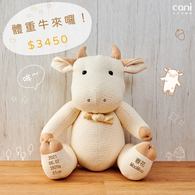 ✦雙12限時搶購✦12/12（五）中午12:30開賣✦cani 體重牛✦可加入line@:@cani告知希望提醒11月體重玩偶開賣
