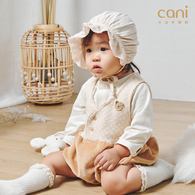 空氣織毛絨背心包屁衣